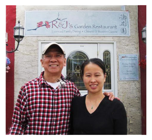 Photo of the owners of R & J's Garden Restaurant